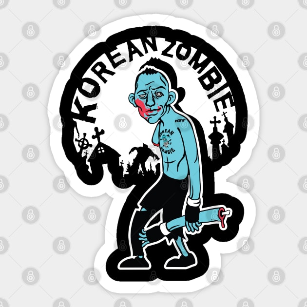 Korean Zombie Sticker by cagerepubliq